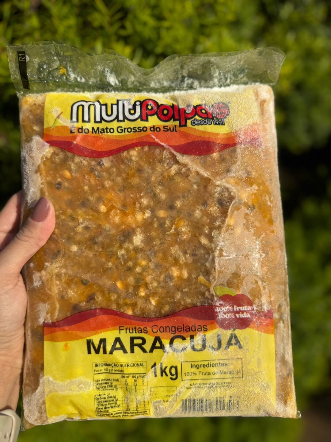 Maracujá Com Semente Congelado
