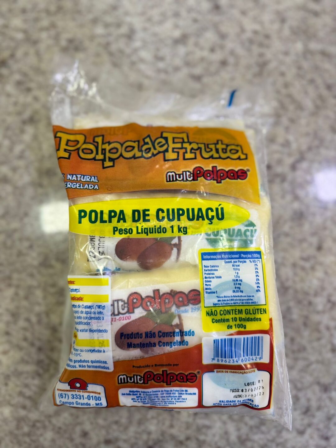 Polpa de Cupuaçu - Multipolpas