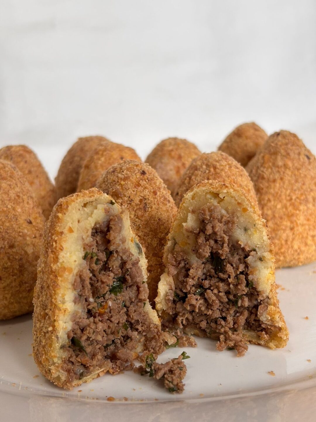 Coxinha Fit Batata Doce Carne - SEM GLÚTEN -500g