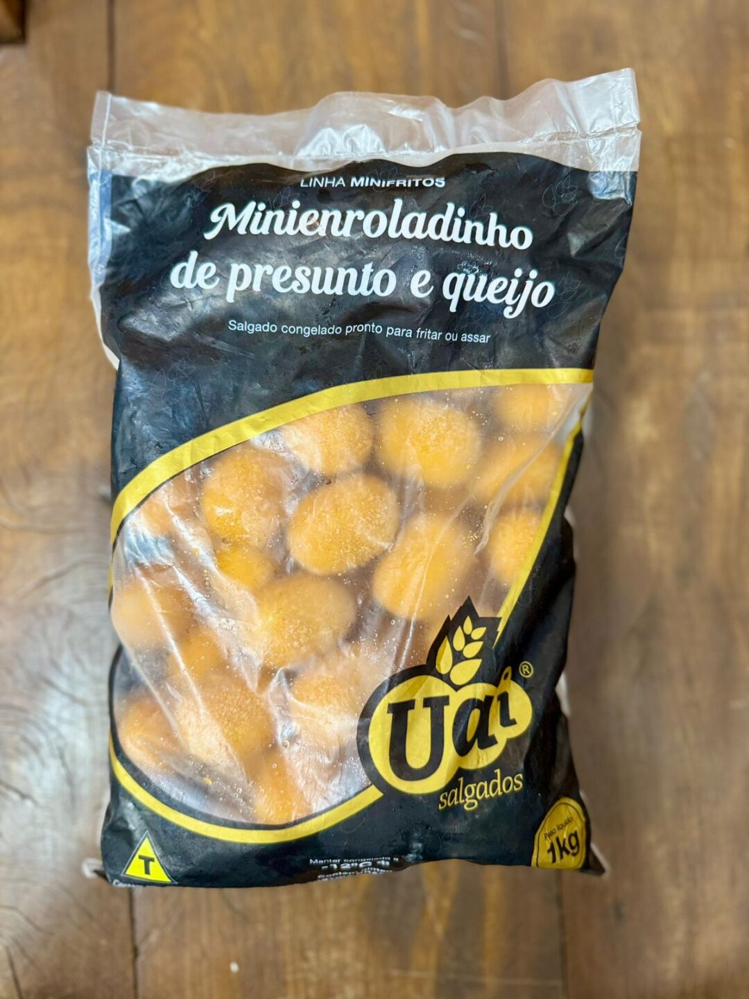 ENROLADINHO DE PRESUNTO E QUEIJO - UAI - 1 KG