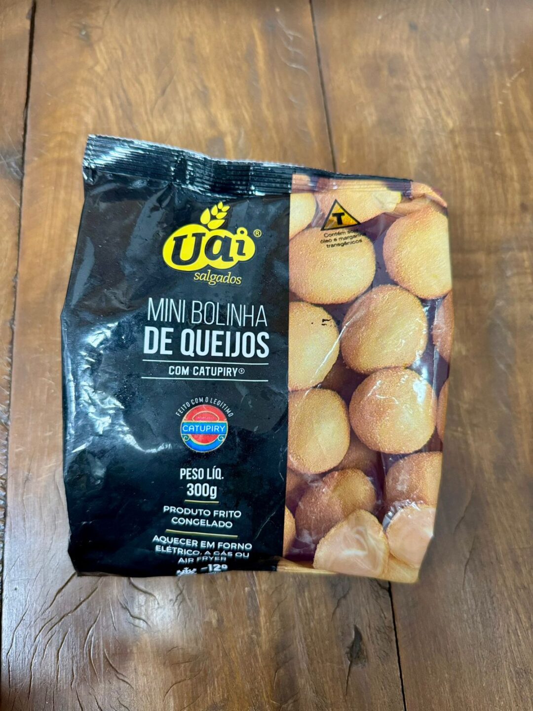 BOLINHA DE QUEIJO COM CATUPIRY - UAI - 300GR